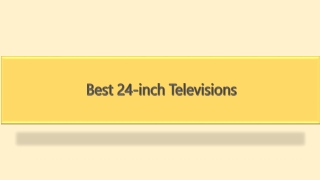 Best 24-inch Televisions
