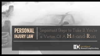Important Steps To Take If You're A Victim Of A Hit-And Run