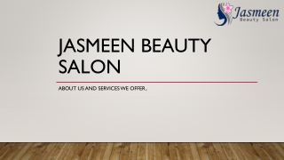 Jasmeen Beauty Salon Chicago