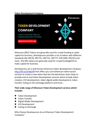 Token Development Company