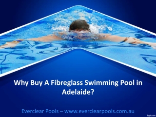 Why Buy A Fibreglass Swimming Pool in Adelaide