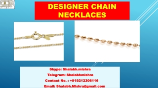 Designer Chain Necklaces