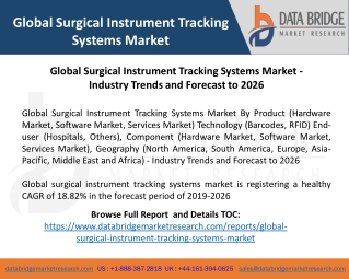 Global Surgical Instrument Tracking Systems Market - Industry Trends and Forecast to 2026