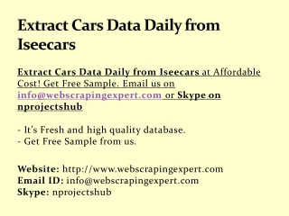 Scrape Deals Daily from Slickdeals