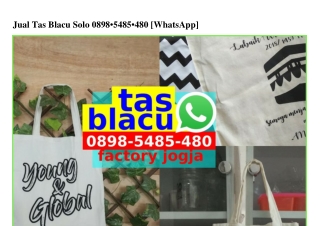 Jual Tas Blacu Solo Ô898548548Ô[wa]