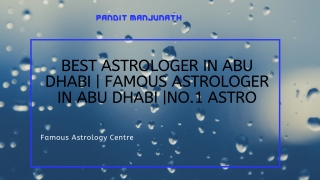 Best Astrologer in Abu Dhabi | Famous Astrologer in Abu Dhabi |No.1 Astro