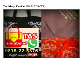 Tas Belanja Karakter Ö818~22~5376[wa]