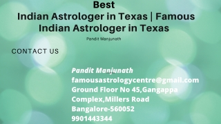Best Indian Astrologer in Texas | Famous Indian Astrologer in Texas