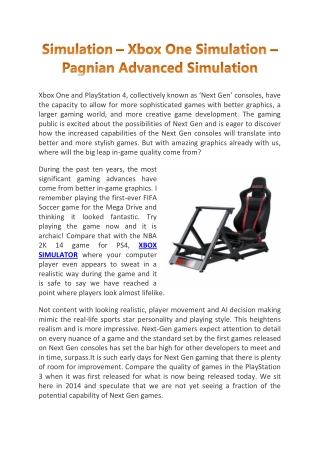 Driving Simulator | Buy Driving Simulator online – Pagnian