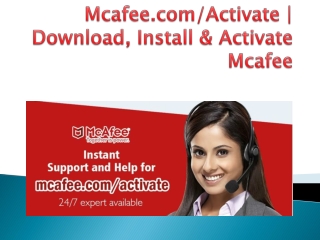 Mcafee.com/Activate | Download, Install & Activate Mcafee