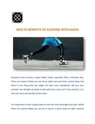 Health Benefits of Sleeping With Socks