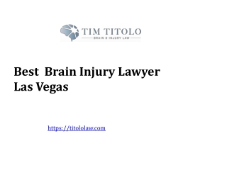Best Brain Injury Lawyer Las Vegas