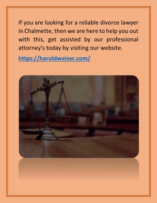 Metairie Divorce Lawyer(Weiser Law Firm)