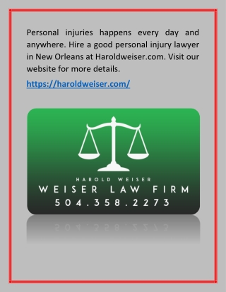 Family lawyer New Orleans(Weiser Law Firm)