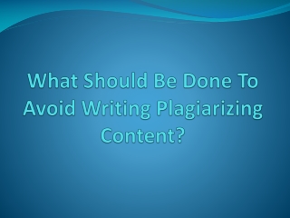 Effective Tips for Writers to Avoid Plagiarism