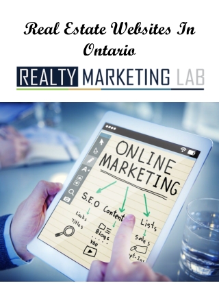 Real Estate Websites In Ontario