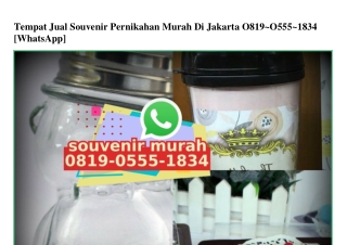 Tempat Jual Souvenir Pernikahan Murah Di Jakarta O819O5551834[wa]