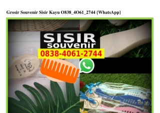 Grosir Souvenir Sisir Kayu Ö838-4Ö61-2744[wa]