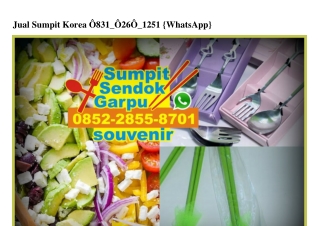 Jual Sumpit Korea 083I~0260~I25I[wa]