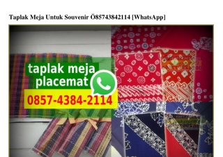 Taplak Meja Untuk Souvenir Ö85743842114[wa]