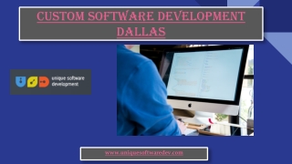 Custom Software Development Company Dallas