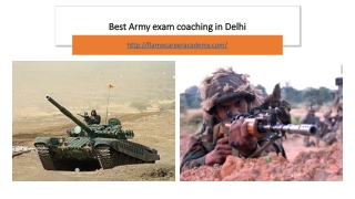 Best Army exam coaching in Delhi