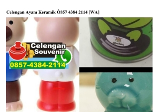 Celengan Ayam Keramik Ö857.4384.2114[wa]