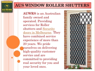 Custom Made Security Grilles in Melbourne, Victoria