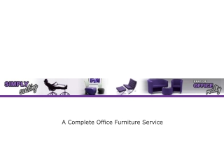 A Complete Office Furniture Service