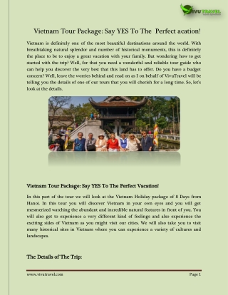 Vietnam Tour Package-Say YES To The Perfect Vacation-converted!
