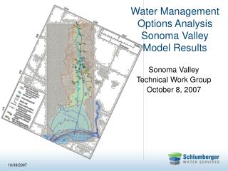 Water Management Options Analysis Sonoma Valley Model Results