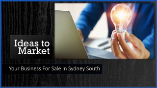 Ideas to Market Your Business For Sale In Sydney South