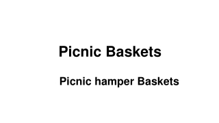 Picnic Baskets