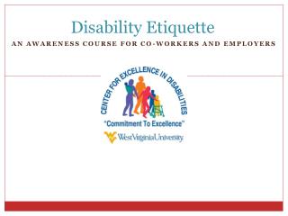 Disability Etiquette
