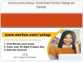 norton.com/setup - Guide to Download Norton Antivirus
