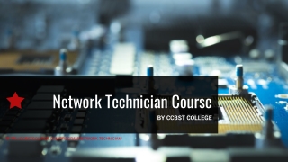 Network Technician Course in Toronto