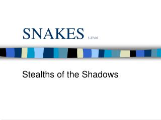 SNAKES 3-27-06