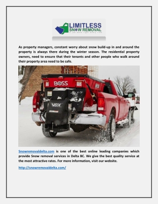 Snow Removal Rates In Delta Bc - Snow Removal Delta