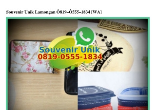 Souvenir Unik Lamongan 0819·0555·1834[wa]