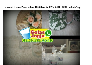 Souvenir Gelas Pernikahan Di Sidoarjo 0896~6848~7220[wa]