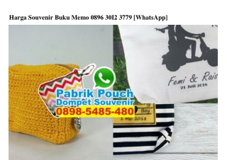 Harga Souvenir Buku Memo O896–3O12–3779[wa]