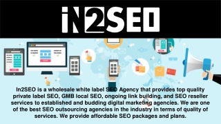 Best SEO Outsourcing Agency - In2SEO