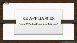 Best Double Door Refrigerator