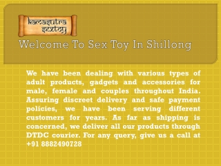 Online health toys in Shillong