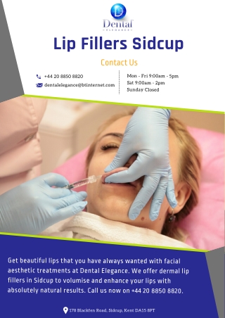 Lip Fillers Sidcup