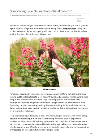 ChinaLove Dating Review 2020
