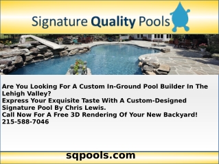 Custom Pools