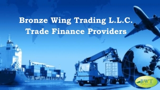 Trade Finance Providers – LC MT700 - SBLC MT760