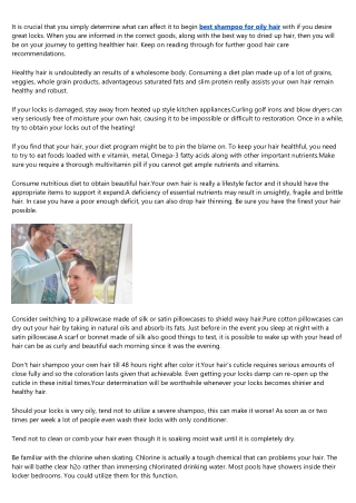 Hairdressing : Learning To Love Your Tresses!