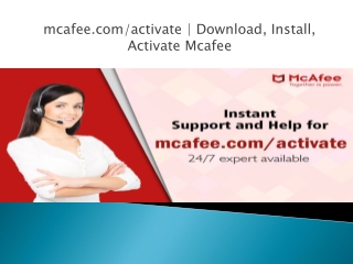 mcafee.com/activate - Guide to Activate McAfee